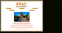 Desktop Screenshot of altairproducts.com